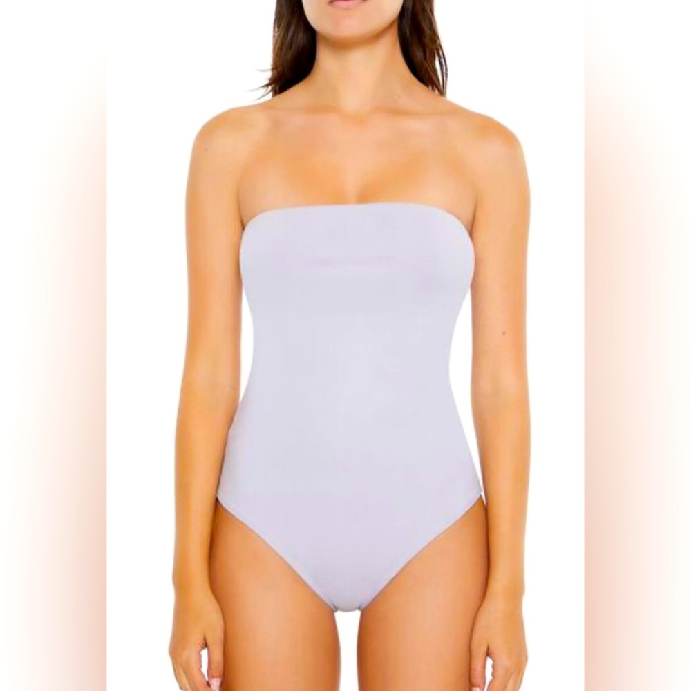 Gray tube bodysuit